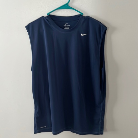 Navy blue dry, fit Nike tank top - Picture 1 of 2